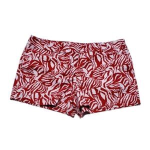 🆕️ Loft red & white zebra print Rivera shorts